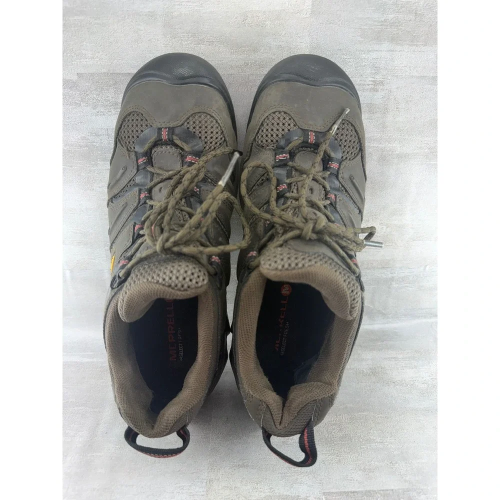 Keen Utility Lansing Steel Toe Work Shoes Men Sz 9.5D Brown Leather 1023205 EH